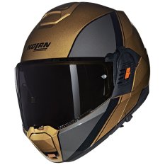Moto helma Nolan N120-1 Verniciatura Speciale N-com Sabbia/Grigio 342