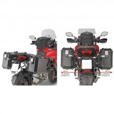 PLR7411CAM trubkový nosič Ducati Multistrada 1260 (18-20) pro hliníkové boční kufry TREKKER OUTBACK