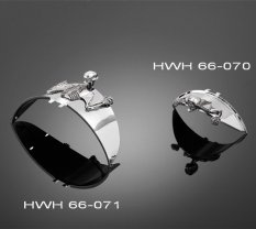 Soška samolepící Highway Hawk SKULL 85mm (lebka), universální (1ks)