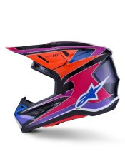 Přilba SM7 FUSE, ALPINESTARS (modrá/fialová/růžová) 2026