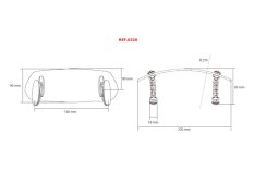 Přídavné plexi nastavitelné PUIG 6320H clip-on kouřová