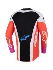 dres TECHSTAR KNIF, ALPINESTARS (světle šedá/oranžová fluo/černá) 2026