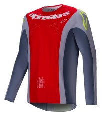 dres TECHSTAR MELT, ALPINESTARS (červená/šedá) 2025