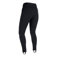 PRODLOUŽENÉ kalhoty SUPER MOTO, OXFORD, dámské (legíny s Aramidovou podšívkou, černé)