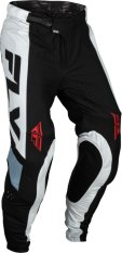 kalhoty LITE, FLY RACING - USA 2024 (černá/bílá/šedá)