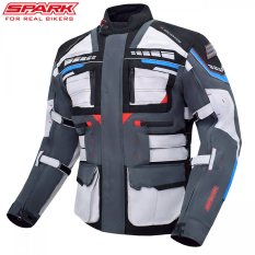 Pánská textilní moto bunda SPARK AVENGER EVO, Trikolor