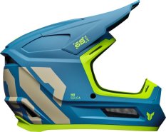 Dětská offroad helma THOR  Youth Fleet Forge - modro/fluo žlutá