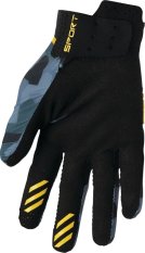 Dámské motokrosové rukavice THOR SPORTMODE Shadow černo/modro/šedé