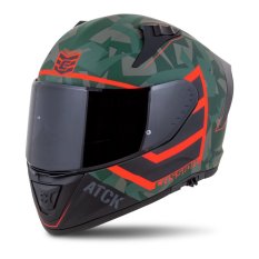 přilba Aero ATCK, CASSIDA (zelená camo/černá/šedá/oranžová) 2023