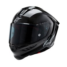 přilba SUPERTECH R-10 SOLID, ALPINESTARS (lesklý karbon/matný karbon) 2024
