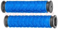 gripy MTB, OXFORD (modré/černé, dvoukomponentní, délka 127mm, 1 pár)