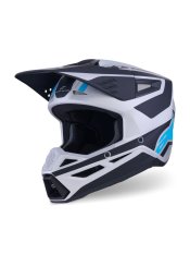 Přilba S-M3 HEAT, ALPINESTARS (stříbrná/modrá/černá matná) 2026