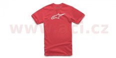 triko AGELESS CLASSIC TEE krátký rukáv, ALPINESTARS (červená/bílá)