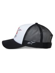 kšiltovka AYESS TRUCKER, ALPINESTARS (bílá/černá)