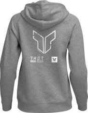 Dámská mikina s kapucí THOR Trax Hoodie šedá
