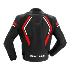 Moto bunda RICHA MATRIX 2 bílá kožená
