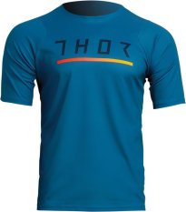 Cyklistický dres s krátkým rukávem Thor Assist Caliber MTB modré