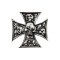 Samolepící emblém Highway Hawk GRAVE-X SMALL - lebky v kříži