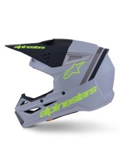 Přilba S-M3 RADIUM, ALPINESTARS (šedá mat/žlutá fluo/černá) 2026