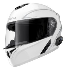 přilba s headsetem Outrush R, SENA (lesklá bílá)