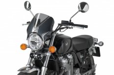 PUIG Plexi štít RETROVISION Naked "New Generation" Honda CB 1100 (13-14). Karbonový vzhled tmavá kouřová