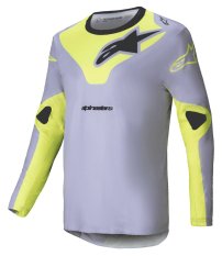 dres RACER VEIL, ALPINESTARS (šedá/žlutá fluo) 2025