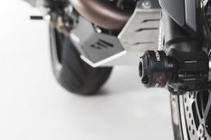 Padací protektory na přední osu černý pro modely Ducati
