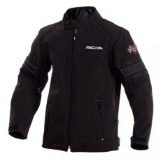 Dětská moto bunda RICHA TOULON 2 SOFTSHELL JUNIOR černá