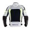 Moto bunda RICHA AIRSTORM WP šedo/fluo žlutá