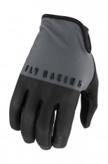 cyklo rukavice MEDIA, FLY RACING - USA (černá/šedá)