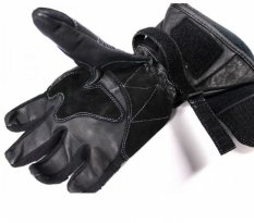 Kožené rukavice TERMINATOR černé