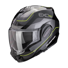 Moto přilba SCORPION EXO-TECH EVO PRO COMMUTA černo/stříbrno/žlutá
