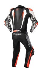 jednodílná kombinéza RACING ABSOLUTE 2, TECH-AIR kompatibilní, ALPINESTARS (černá/bílá/červená fluo) 2024