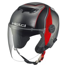 Held TOP-SPOT skútr Jet helma černá/červená