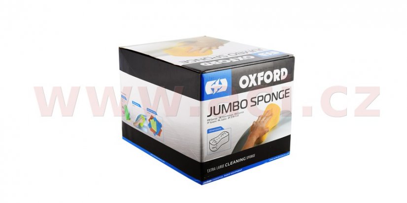 mycí houby Jumbo Sponge, OXFORD (žlutá, balení 12 ks)