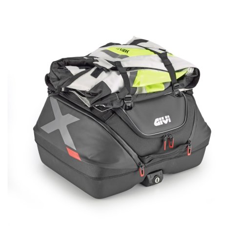 XL08 cestovní zavazadlo GIVI s plotnou MONOKEY, černé, objem 40 l., s vnitřní vodotěsnou taškou, (X-