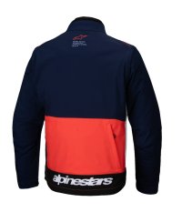 bunda LITE-DURA SOFTSHELL, ALPINESTARS (modrá/oranžová/bílá) 2025