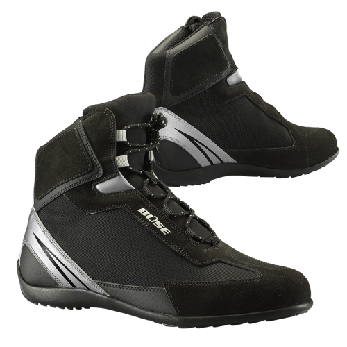 BÜSE B50 nízká obuv černá / stříbrná - Barva: černá / stříbrná, Velikost: 44