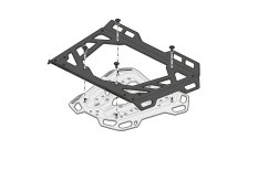 Nosič zavazadel ADVENTURE-RACK CFMoto 450MT (23-)/ 800 MT-X (24-) - černý