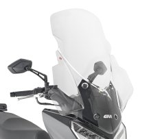 6121DT Plexi štít Kymco Dink R 125-150 (23-25), vxš 875x660 mm, použij sadu D 6121KIT - čiré