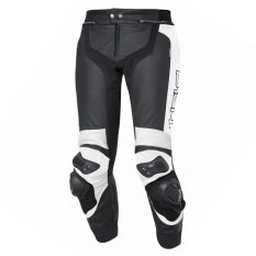 Pánské motocyklové kalhoty Held GRIND černá/bílá, kůže