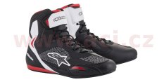 boty FASTER 3 RIDEKNIT, ALPINESTARS (černé/bílé/červené)