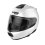 Moto helma Nolan N100-6 Special Pure White N-COM 15 - Velikost: 2XS