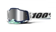 RACECRAFT 2 100% - USA , brýle ARSHAM - stříbrné plexi