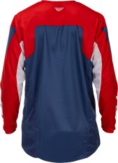 dres KINETIC, FLY RACING - USA 2026 (červená/bílá/modrá)