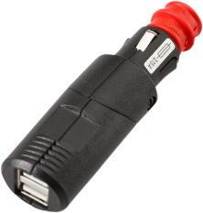 Adaptér pro zapalovač cigaret/DIN 12V zásuvku pro duální USB připojení