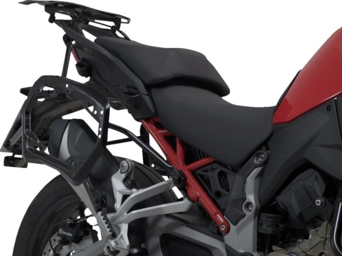 Boční nosiče PRO Ducati Multistrada V4 (20-24), Sport/GT/Rally (20-) - černé
