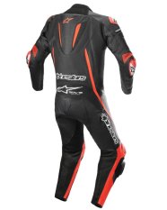 Jednodílná kombinéza FUSION, TECH-AIR kompatibilní, ALPINESTARS (černá/červená fluo)