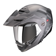 Moto přilba SCORPION ADX-2 GALANE matná černo/stříbrná