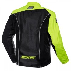 Pánská textilní moto bunda SPARK MONTAUK, fluo